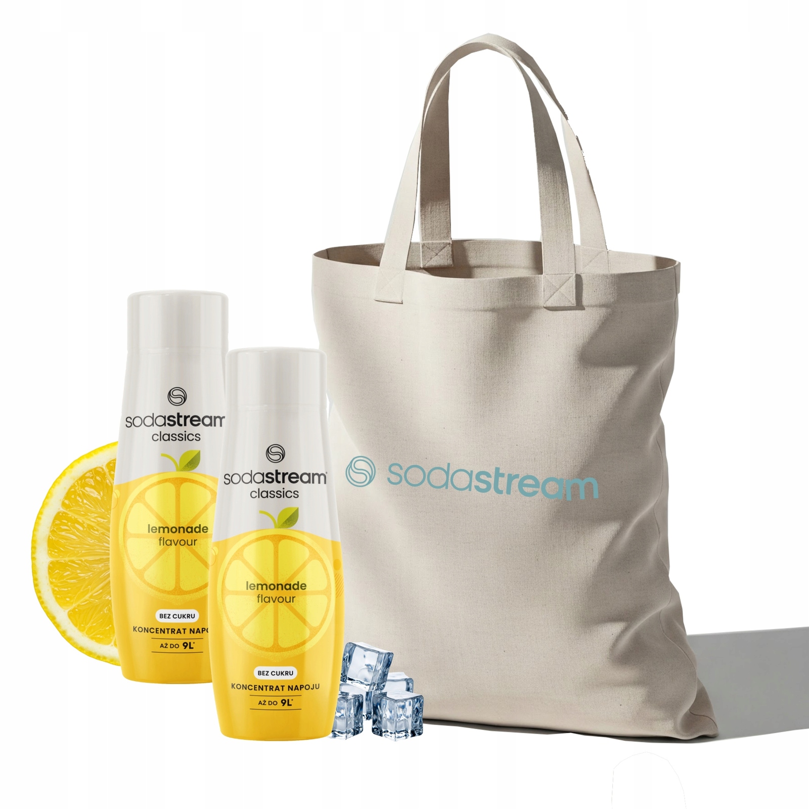 Zestaw Syrop koncentrat do wody SodaStream Lemonade 2x440ml Torba