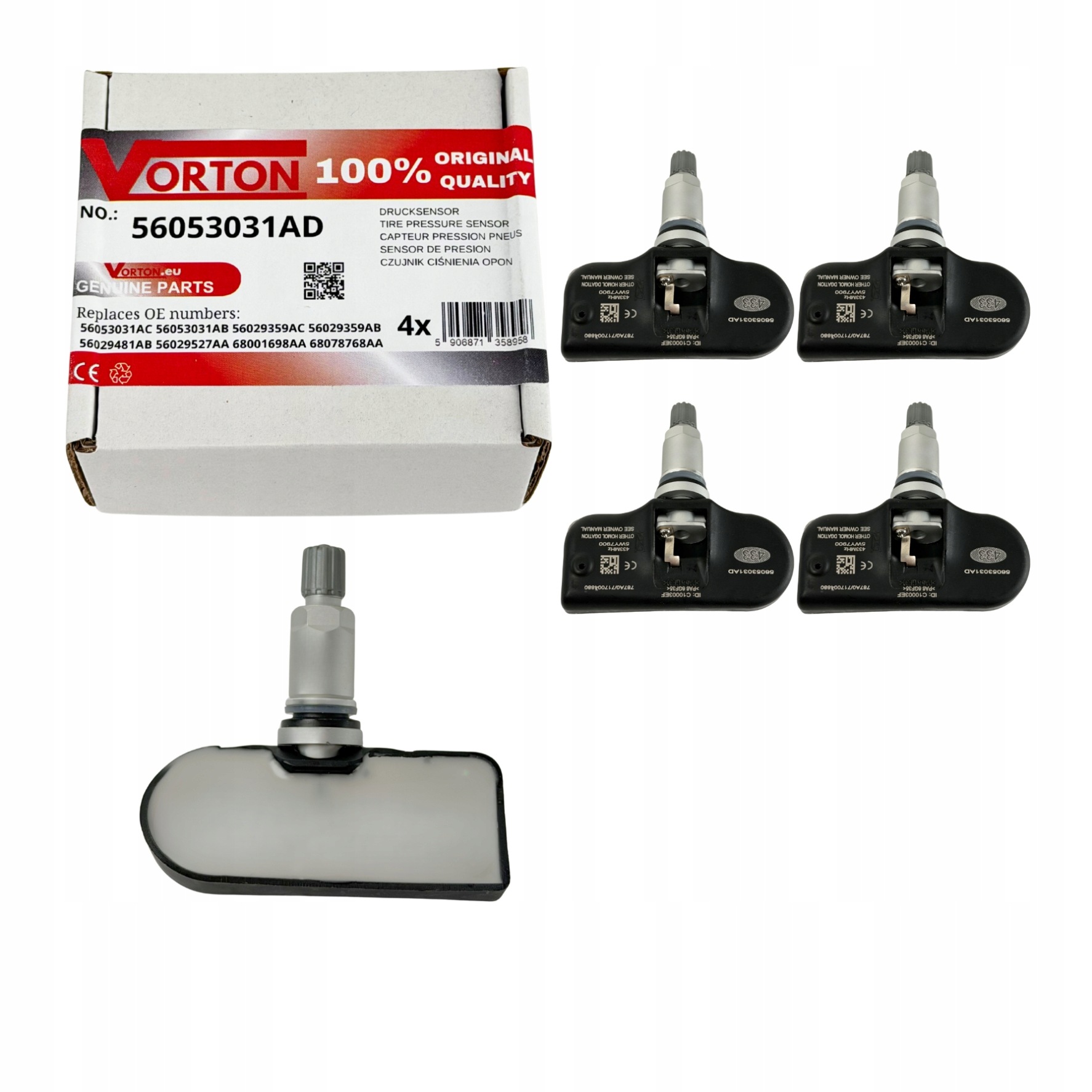 Senzory Tlaku Tpms Jeep Cherokee Commander Compass Cherokee Wrangler