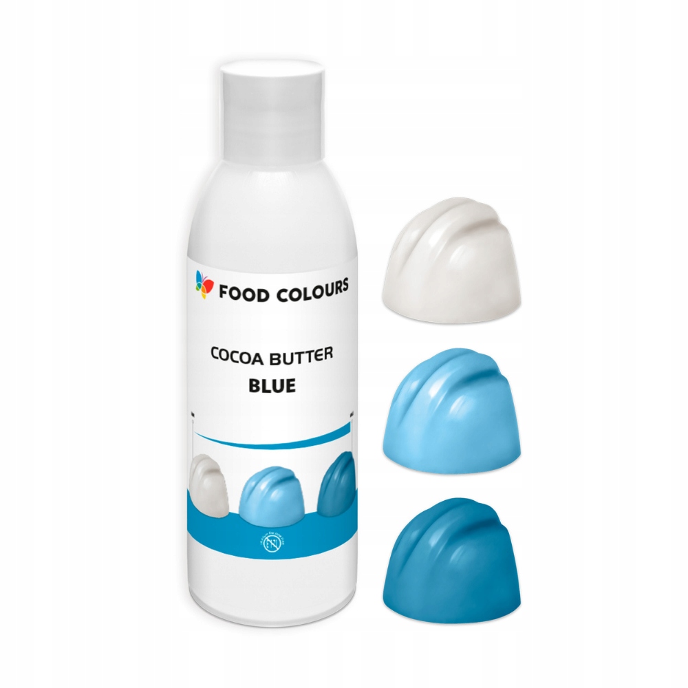 Levně Food Colours kakaové máslo modré 100 g