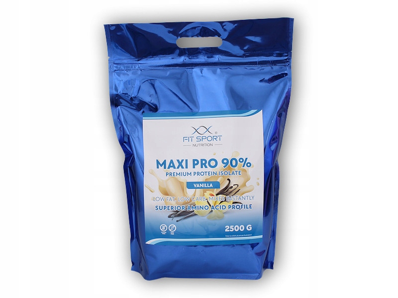 2x Maxi Pro Protein 90% 2500 g vanilka