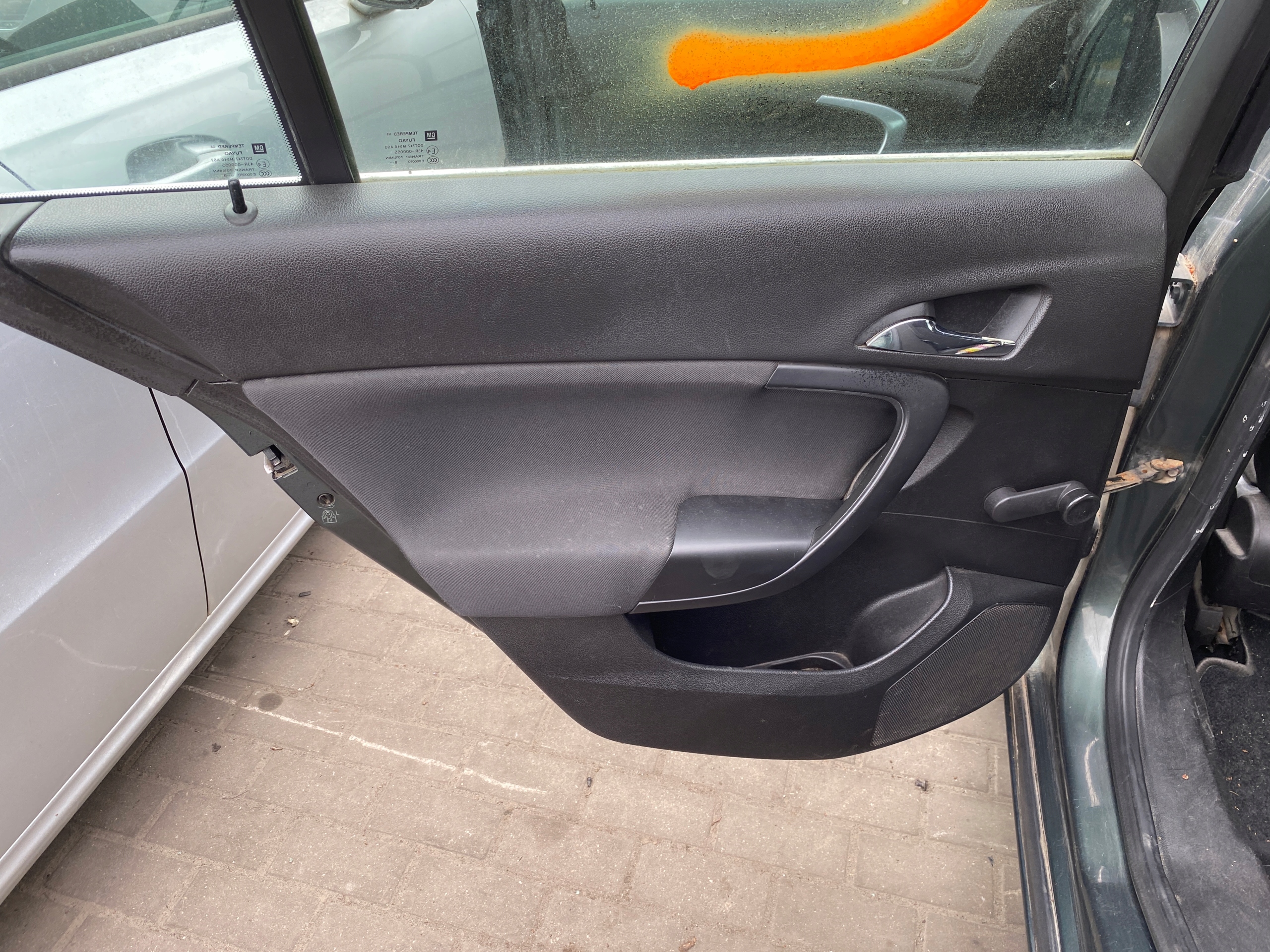 upholstery left side side left rear Opel Insignia A 08-15