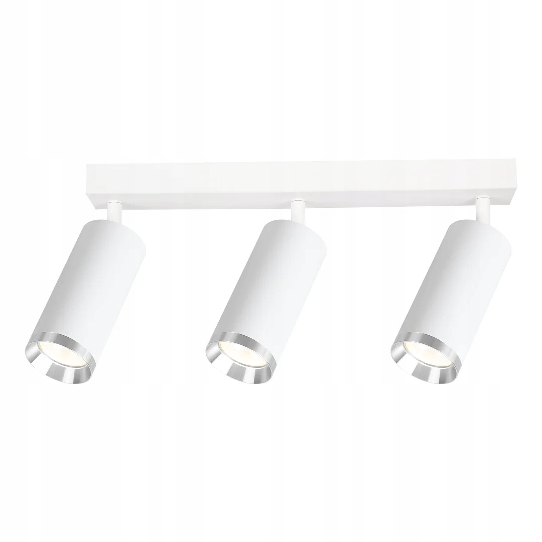 Stropní svítidlo bílá reflektorová lišta 3xGU10 10W Mica Milagro