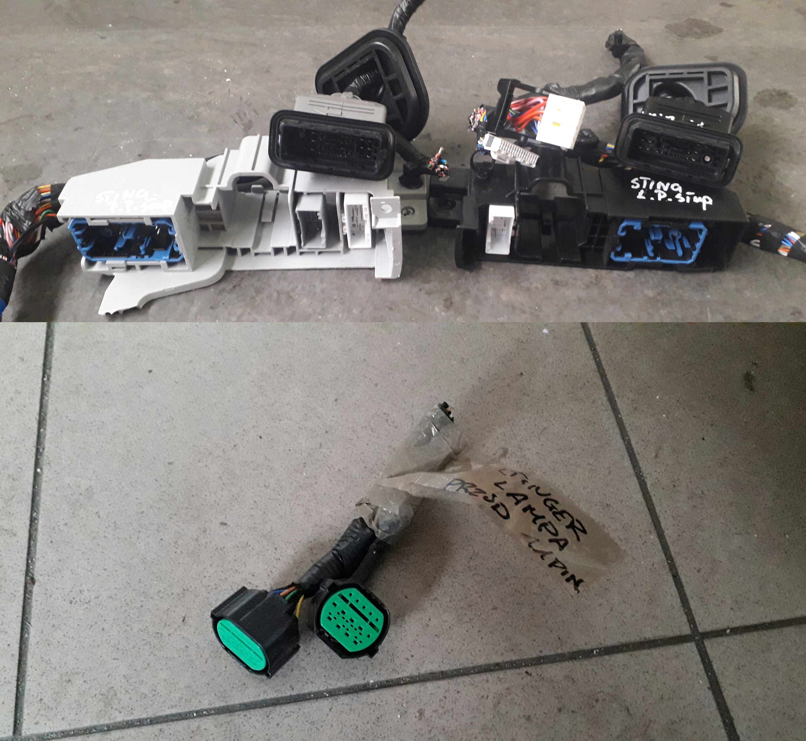 KIA STINGER 2017 - КУБ ВИЛКА ЛАМПИ СТОВПА