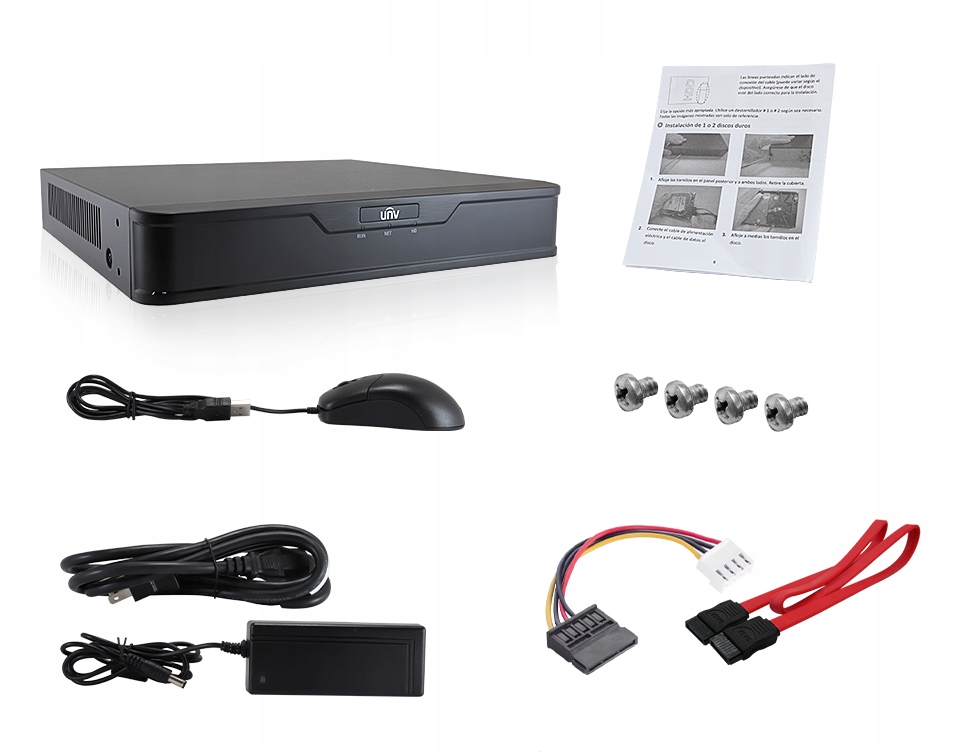 Hybridní rekordér 4v1 8Mpx 8kanálový max 6TB Unv