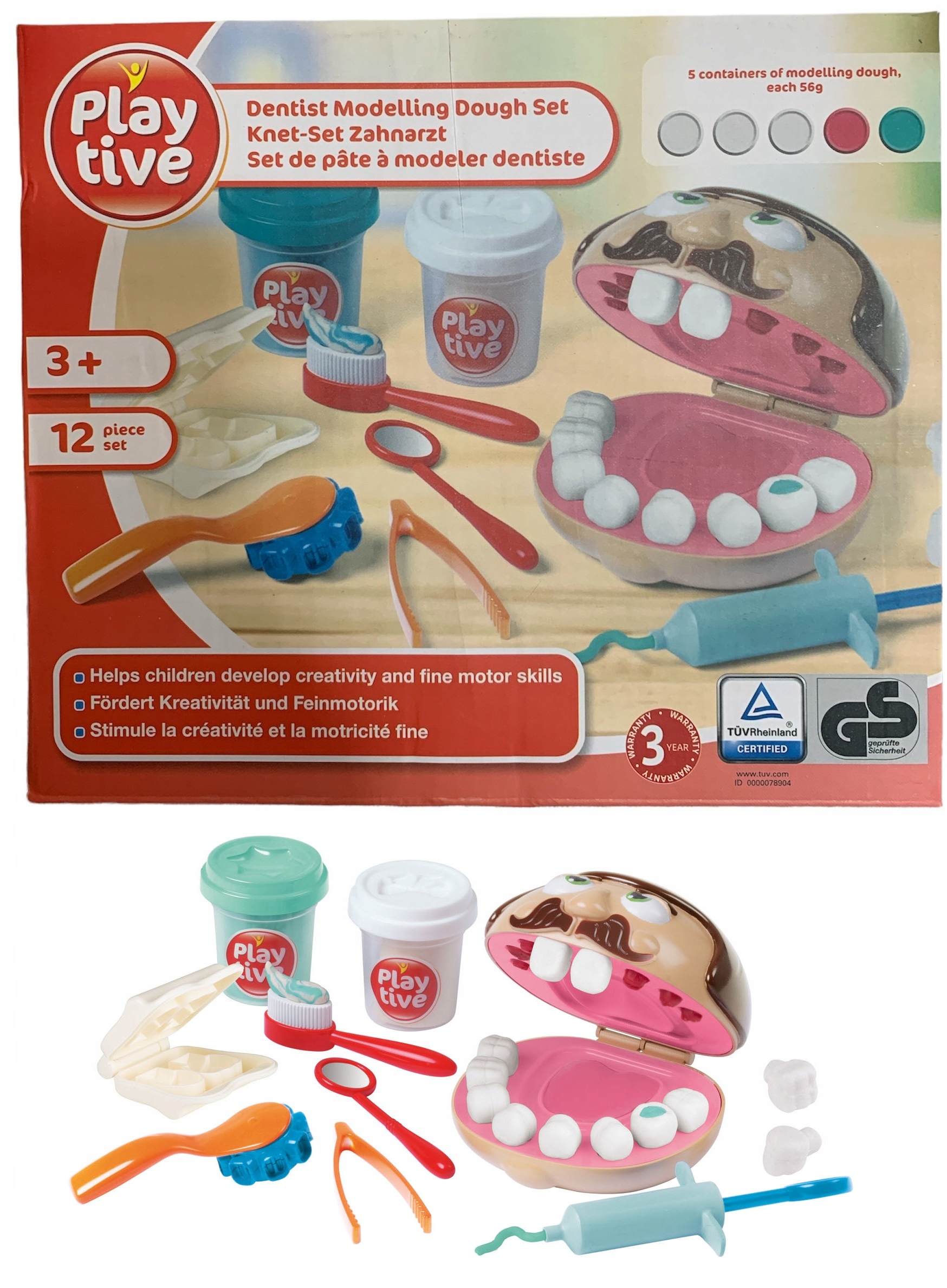 

Ciastolina Dentysta Akcesoria Playtive Plastelina