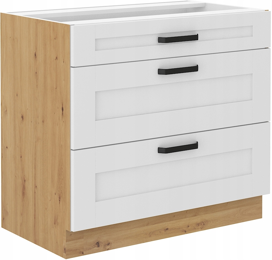 Kuchyňská Skříňka Stojící 80 3 Zásuvky Luna Artisan