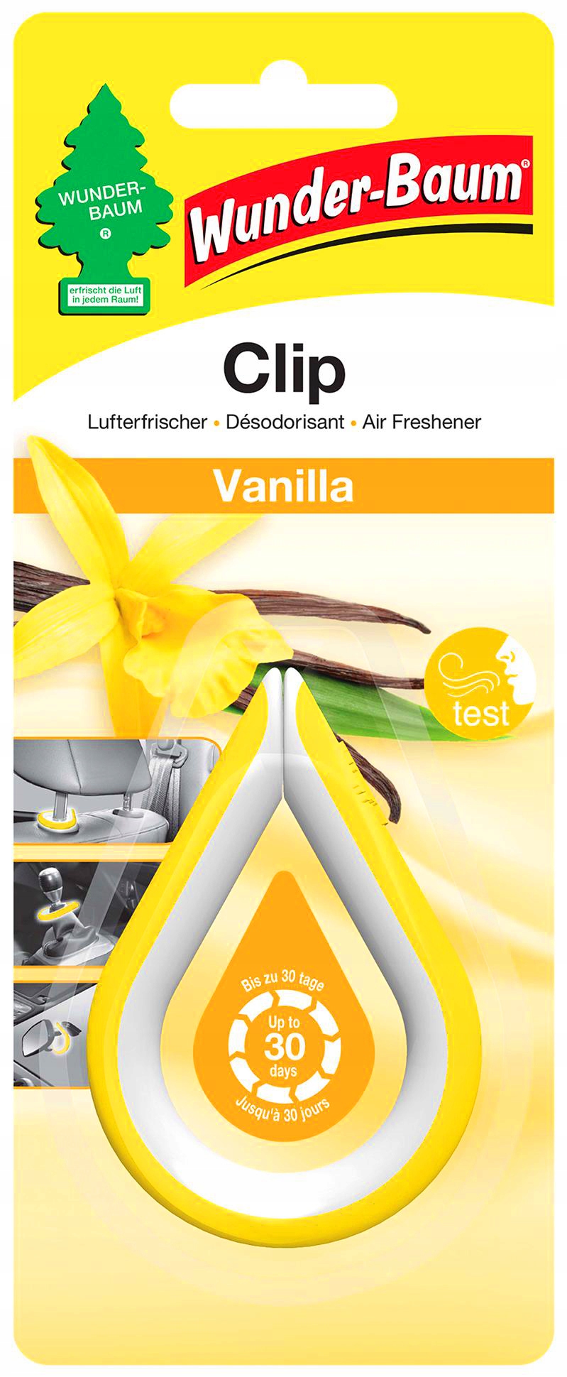 WUNDER BAUM CLIP-ВАНІЛЬ