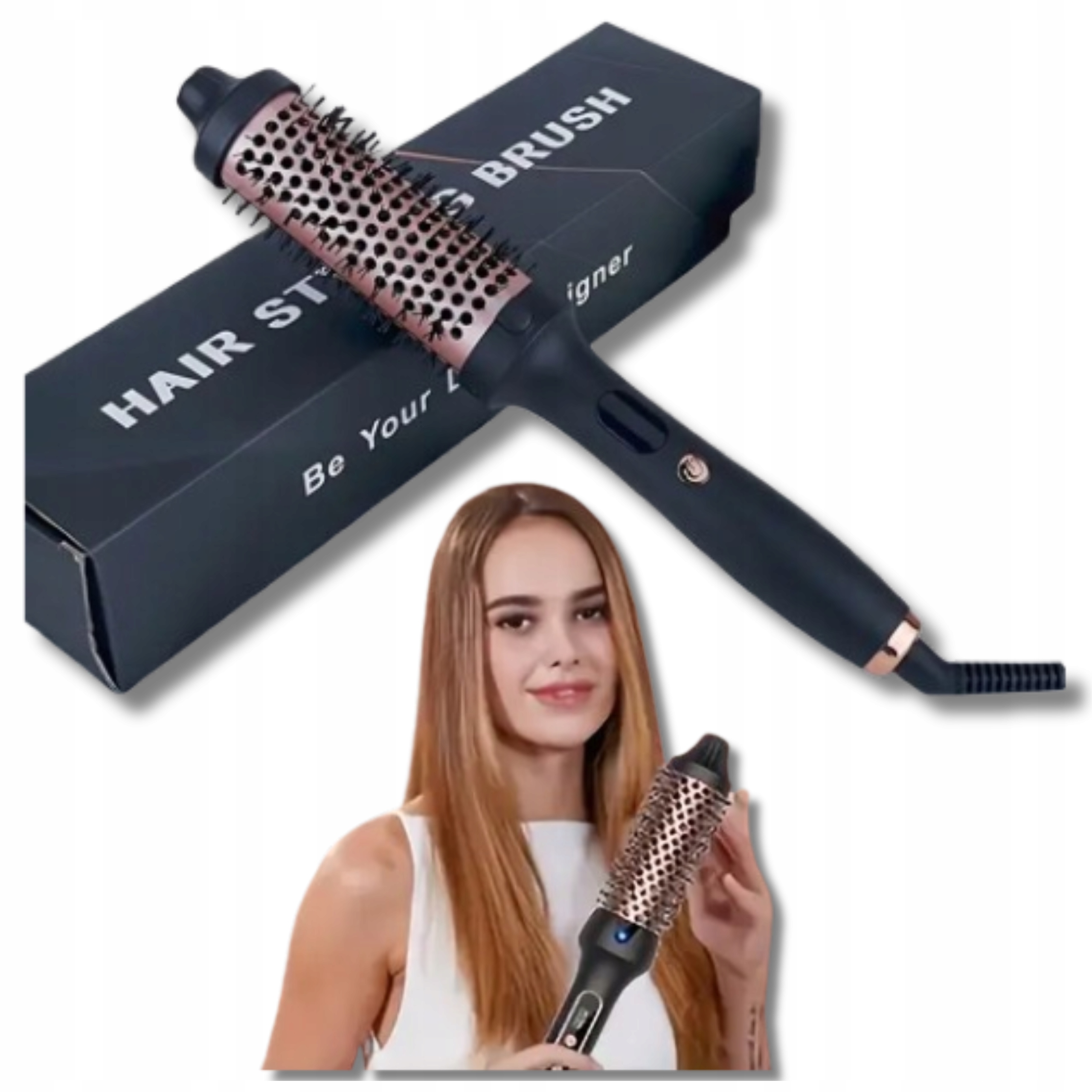 Termický kartáč pro modelování účesu Loki Okragla Lokowka