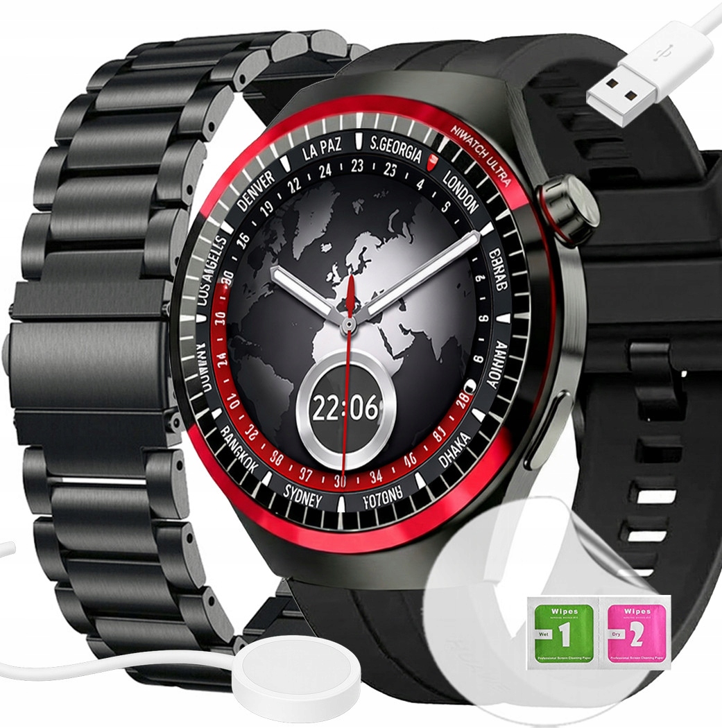 Chytré Hodinky Pánské Hodinky s měřením cukru Hovory Bluetooth Sport Puls Pl