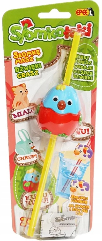 Słomkołaki Słomka z dźwiękiem KOGUCIK