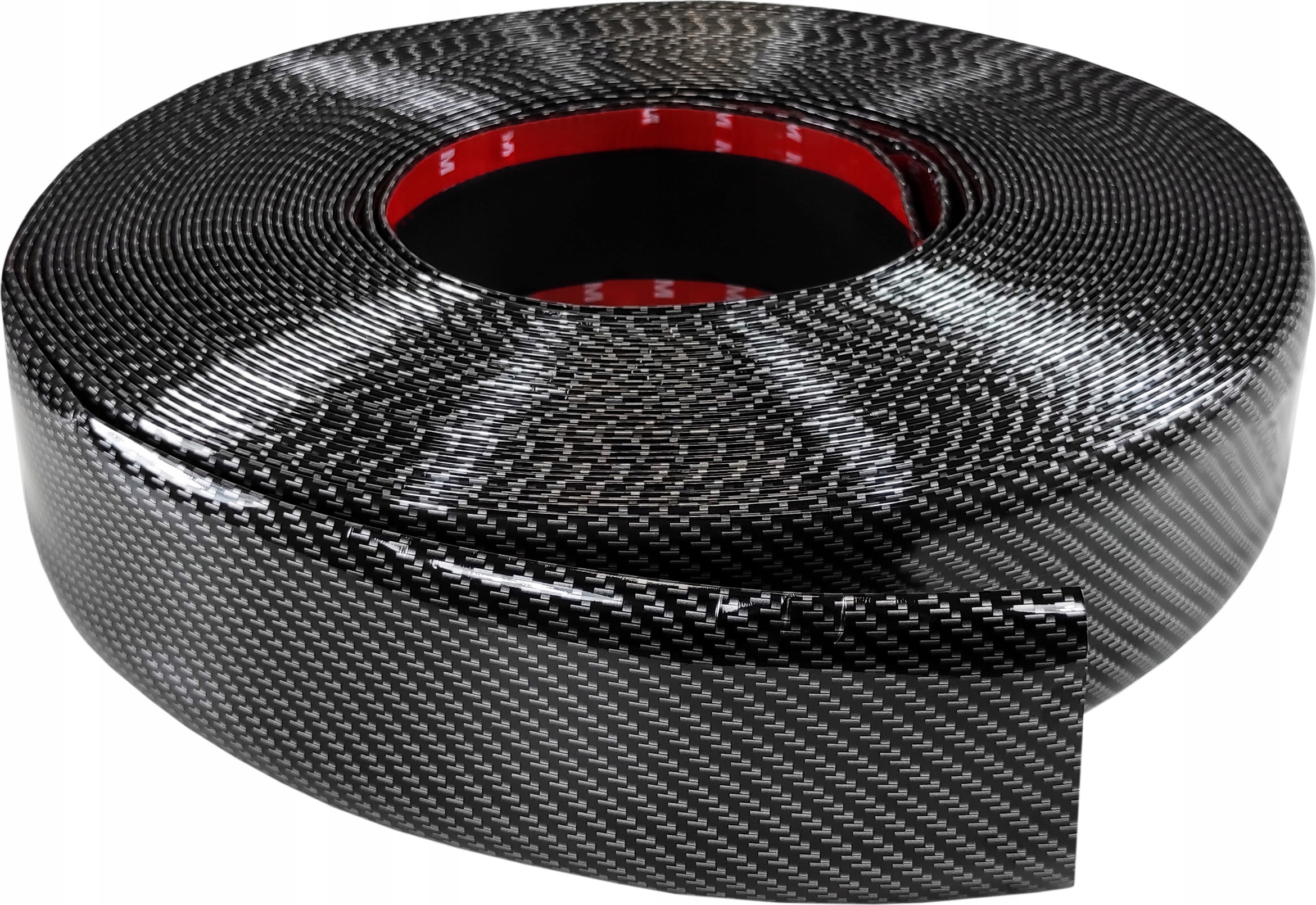 NAKŁADKI NA PROGI LISTWA OZDOBNA GUMOWA CARBON 1M