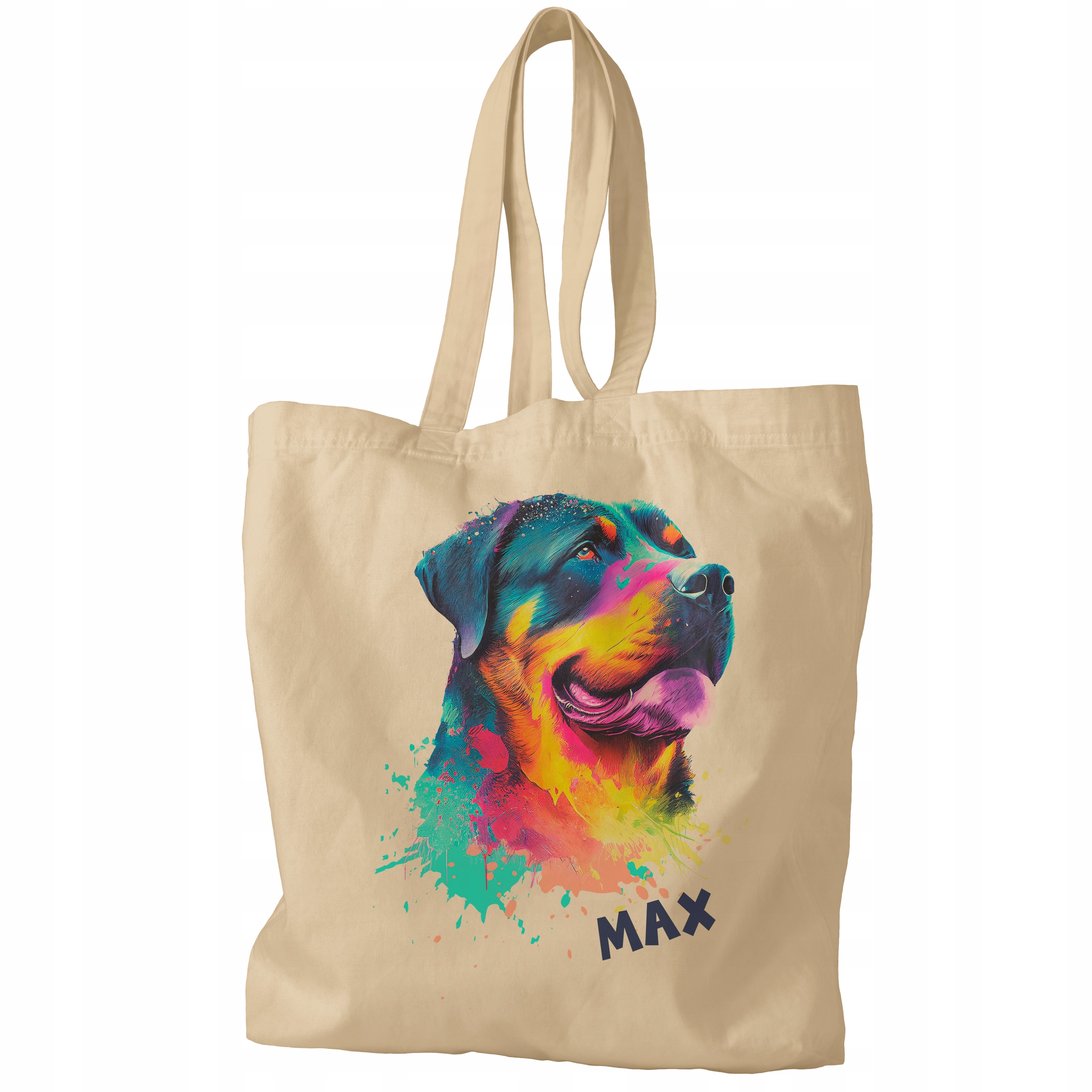 TORBA PIES ROTWEILER EFEKT 3D IMIE PREZENT Kolor inny