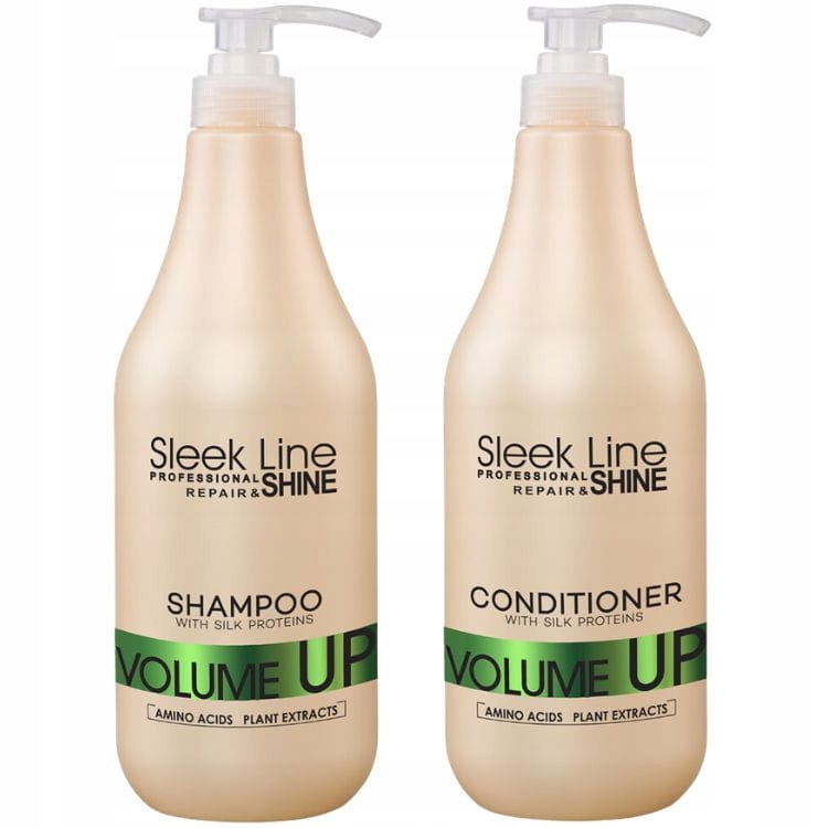 Stapiz Sada Šampon S Hedvábím Volume Up Pro Objem 1 L Kondicionér 1 L