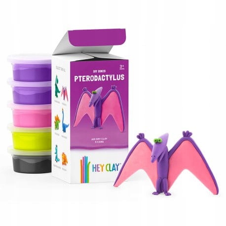 Hey Clay - Masa plastyczna Pterodaktyl Wiek dziecka 3 lata +
