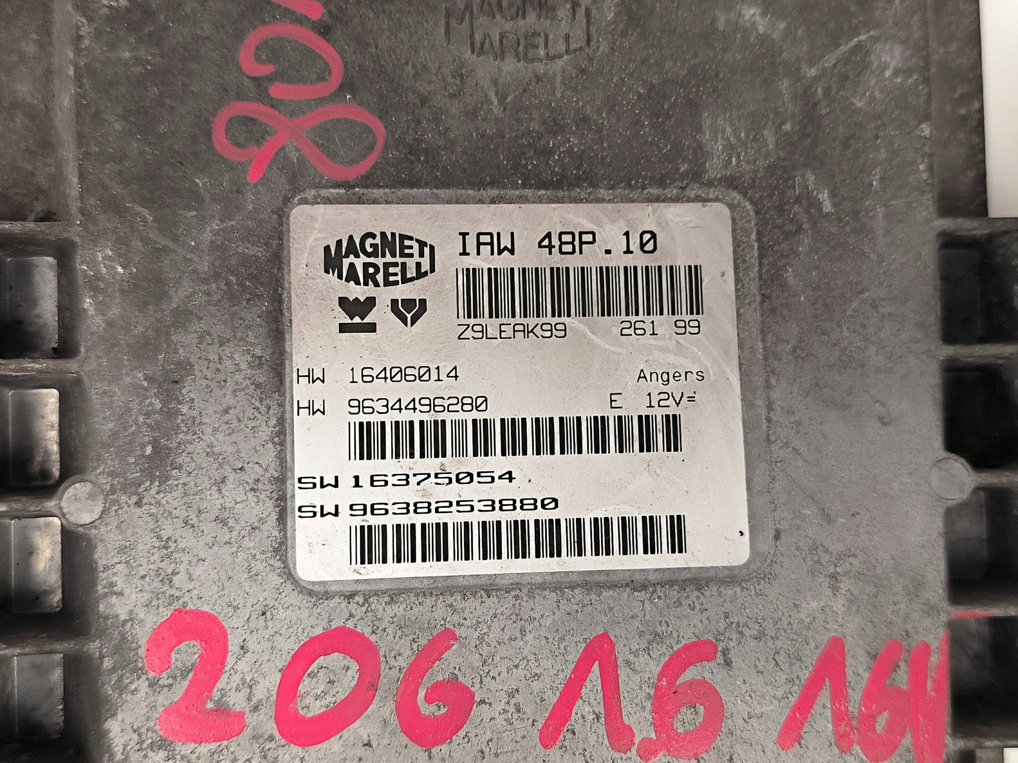 computer Motore ECU IAW48P.10 1.1 8V PEUGEOT 206