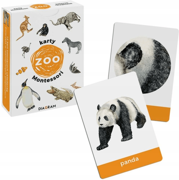 Karty Montessori. ZOO. Maja Dusik