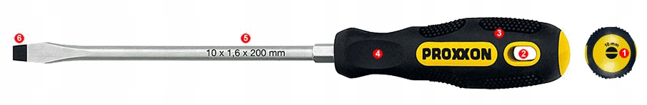 PROXXON 22010 Wkrętak płaski FD3mm x 100mm Marka Proxxon