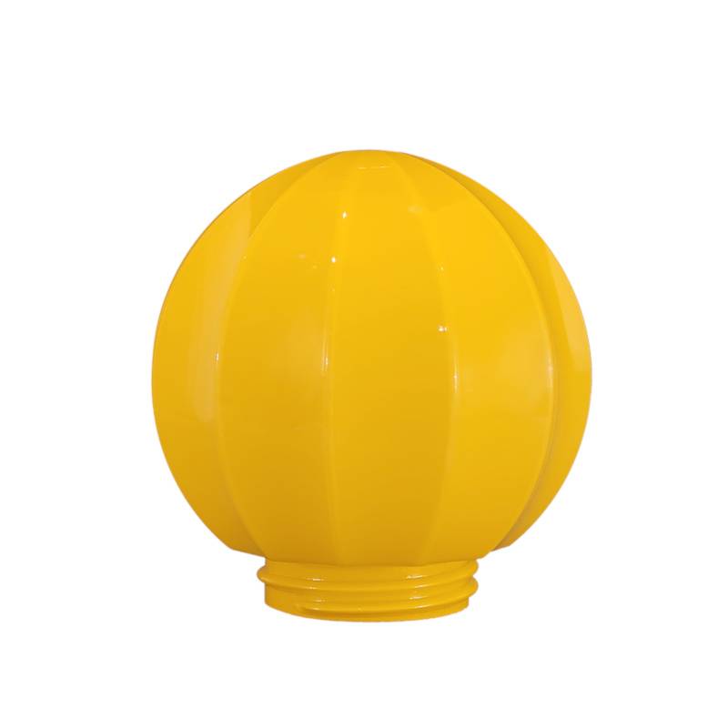 Klosz 5462 kula se závitem sklo žluté, průměr 16,8 cm