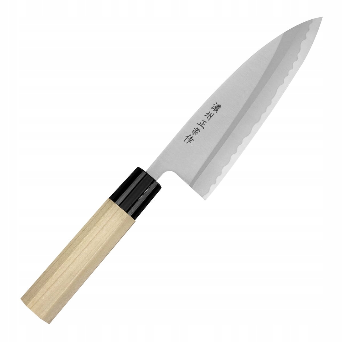 Satake Yoshimitsu Japonský hrdzavý kuchynský nôž Deba na filetovanie 15,5 cm