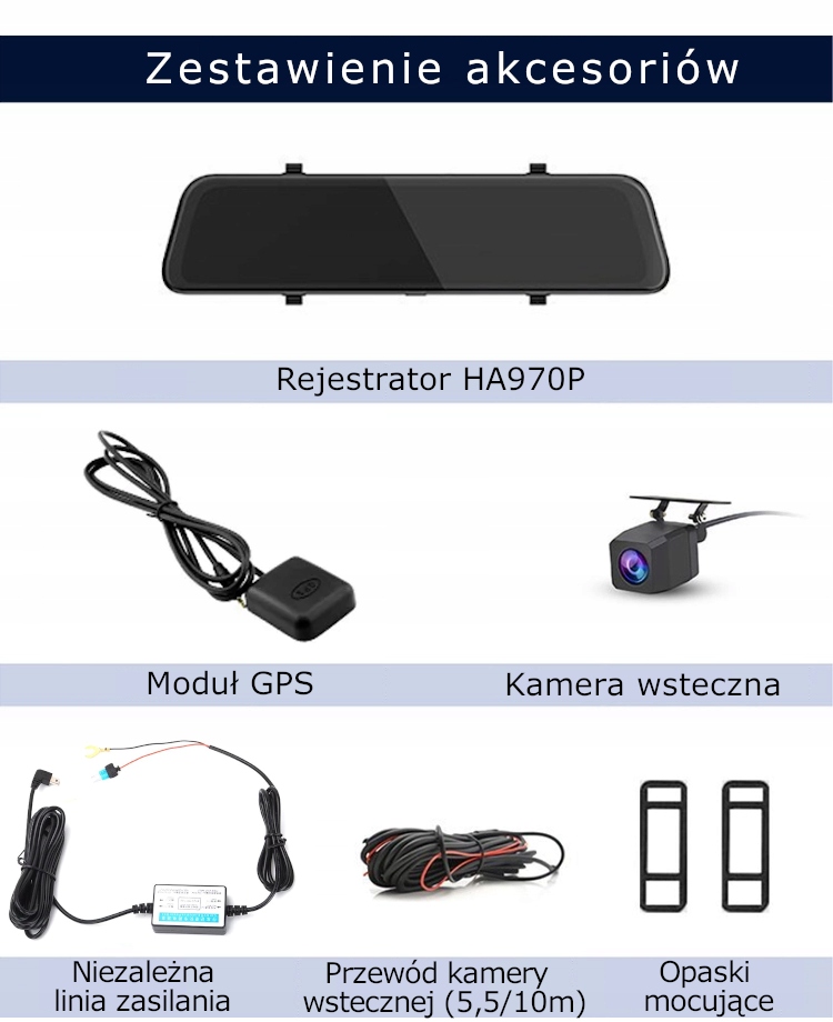 Rejestrator Android ADAS ExtraRabat Instrukcja PL Vertical Viewing Angle 170