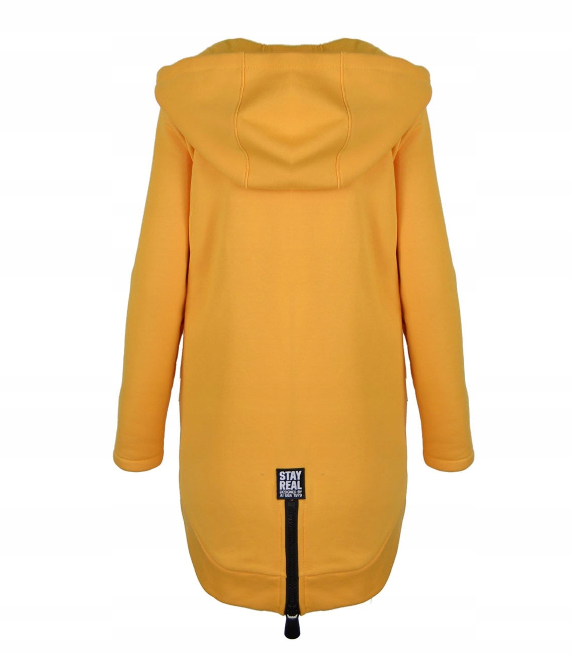 Designerska długa bluza parka gruba ciepła XXL Rozmiar XXL