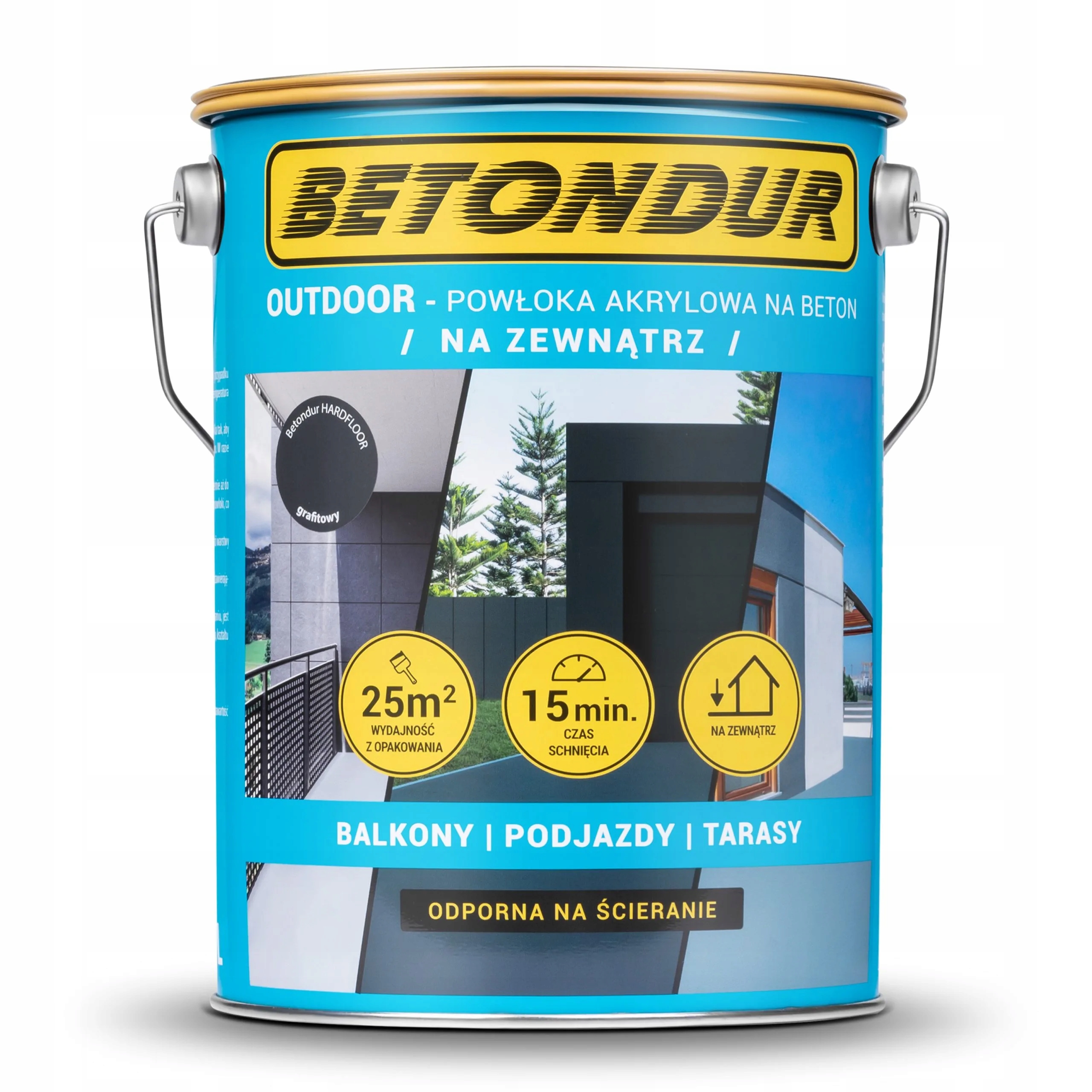 Betondur Outdoor Akrylová ochranná vrstva na beton 5L Grafitová