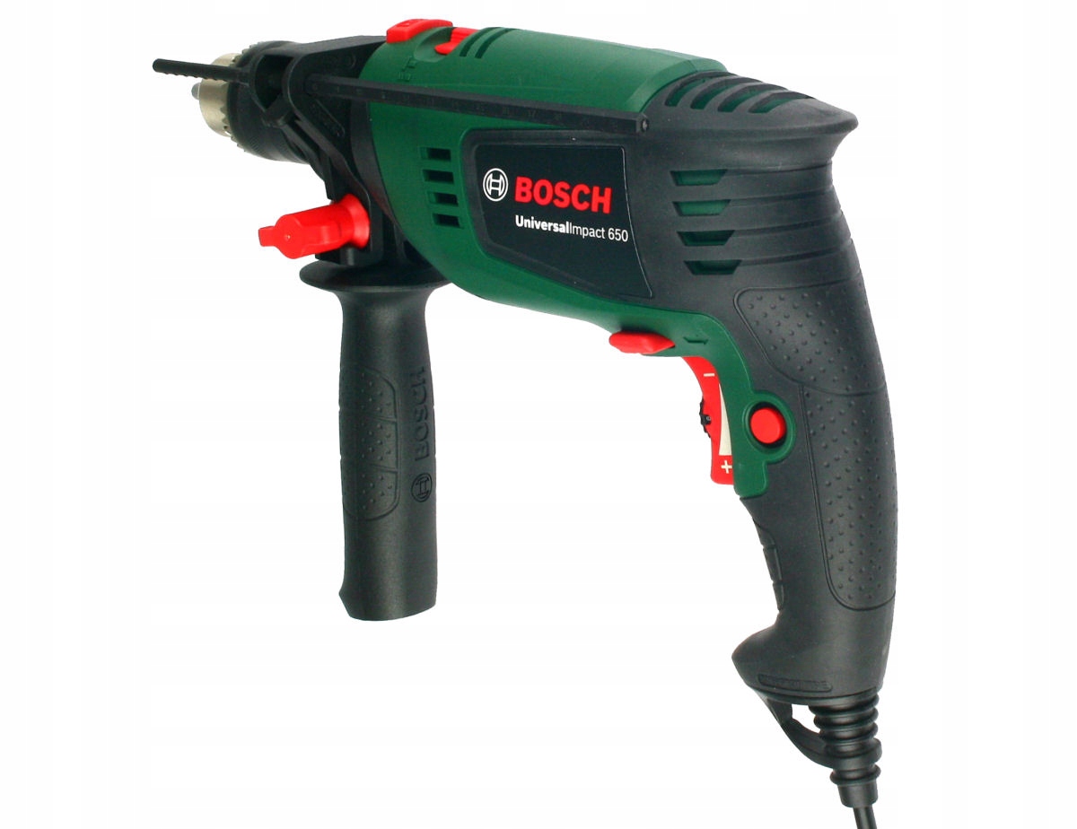 WIERTARKA 650W UNIVERSALIMPACT 650 BOSCH + WALIZKA Waga wiertarki 1.7 kg