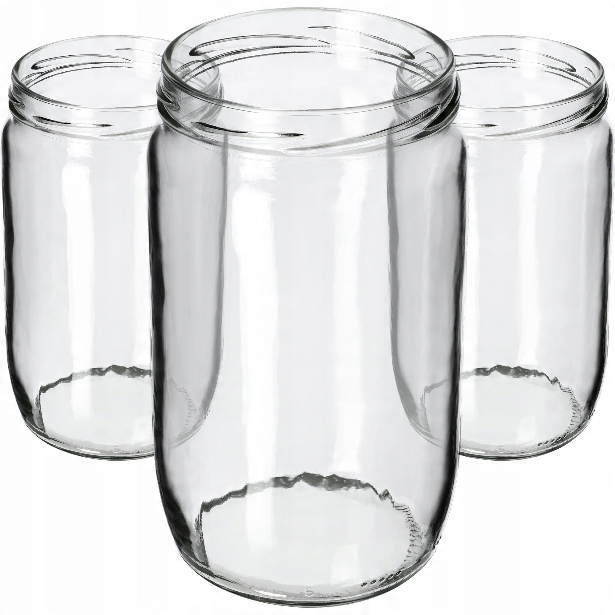 

48x Słoik Szklany 720ml Na Przetwory Miód Ogórki