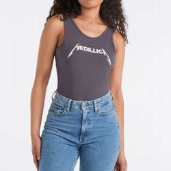 Body Amplified Metallica Logo Dámské Bodysuit R.m Licence