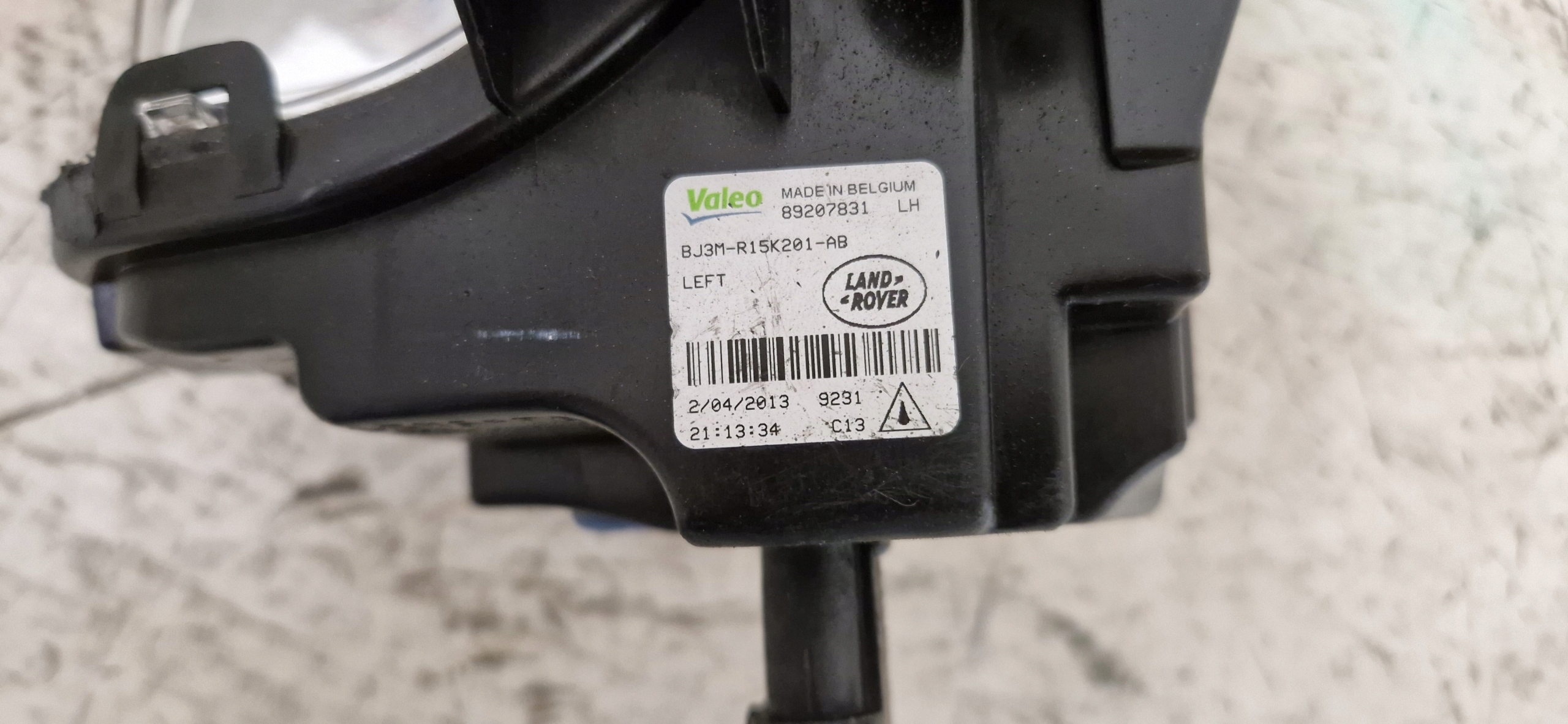 LAND ROVER Evoque L538 ГАЛОГЕН бампера переднего левый BJ3M-R15K201-AB