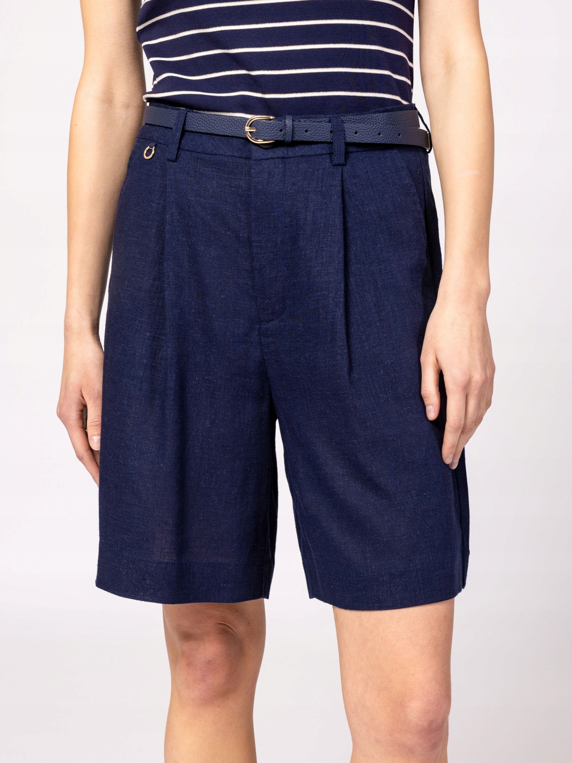 Heavy Tools Dámské Kraťasy Šortky S Širokou Nohavicí Winri Tmavě Modré Xs