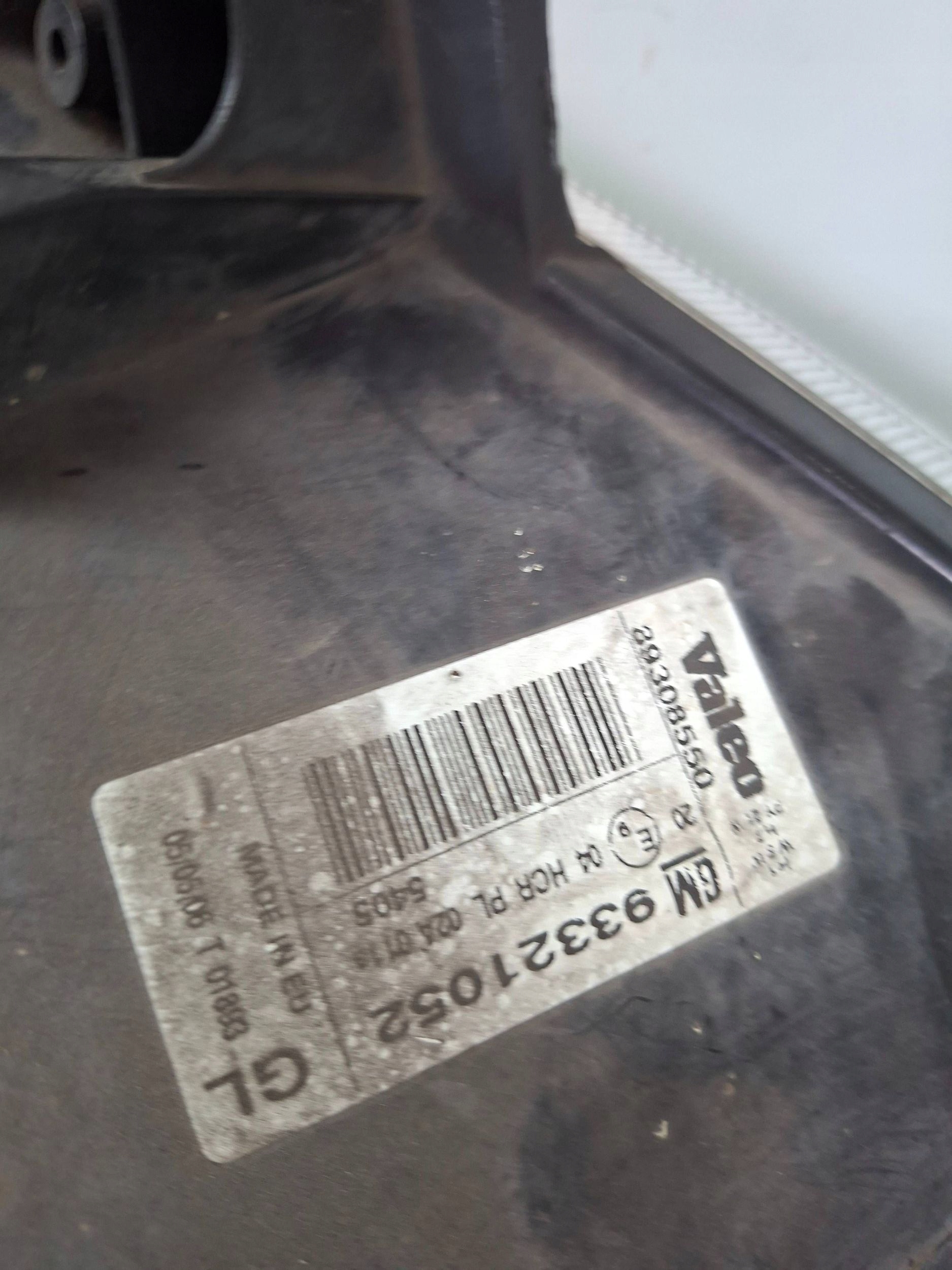 light front left 93321052 OPEL MERIVA A 2003