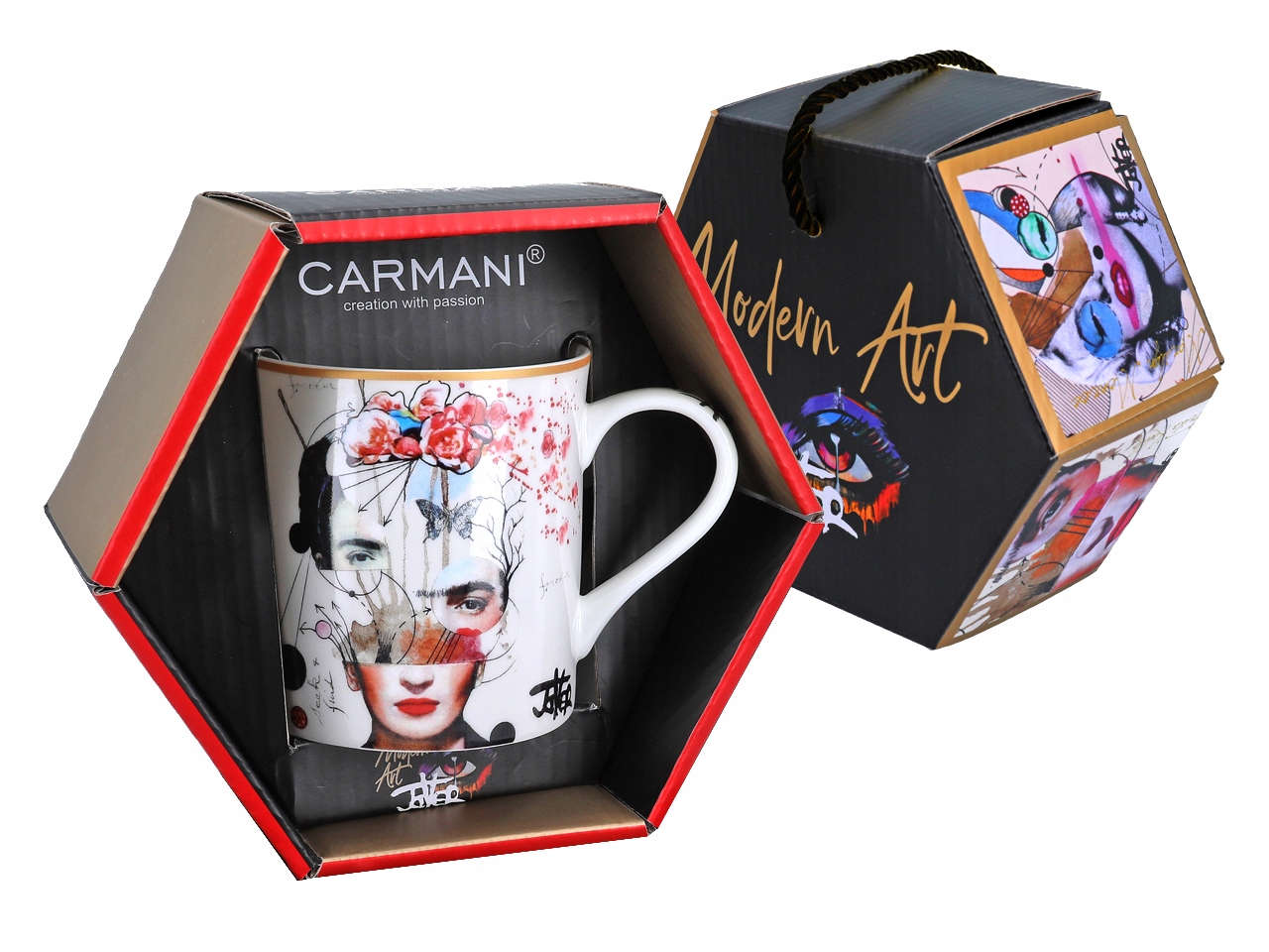 

Kubek 380ml. Loui Jover Frida Kahlo
