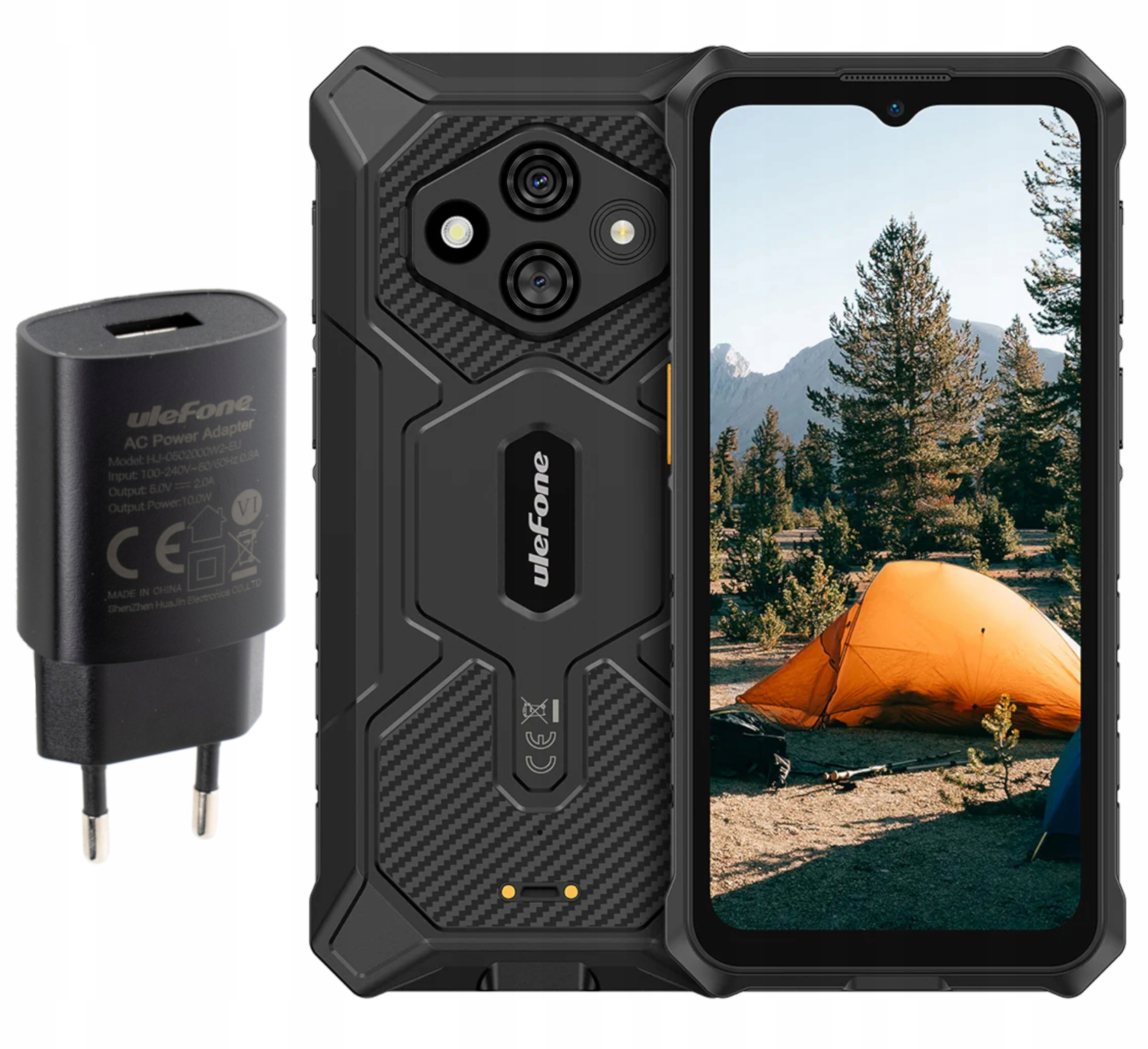 Ulefone Rugking 3 Pro 8/128GB 4G 5700MAH 6.56" Android 15 Black Ładowarka