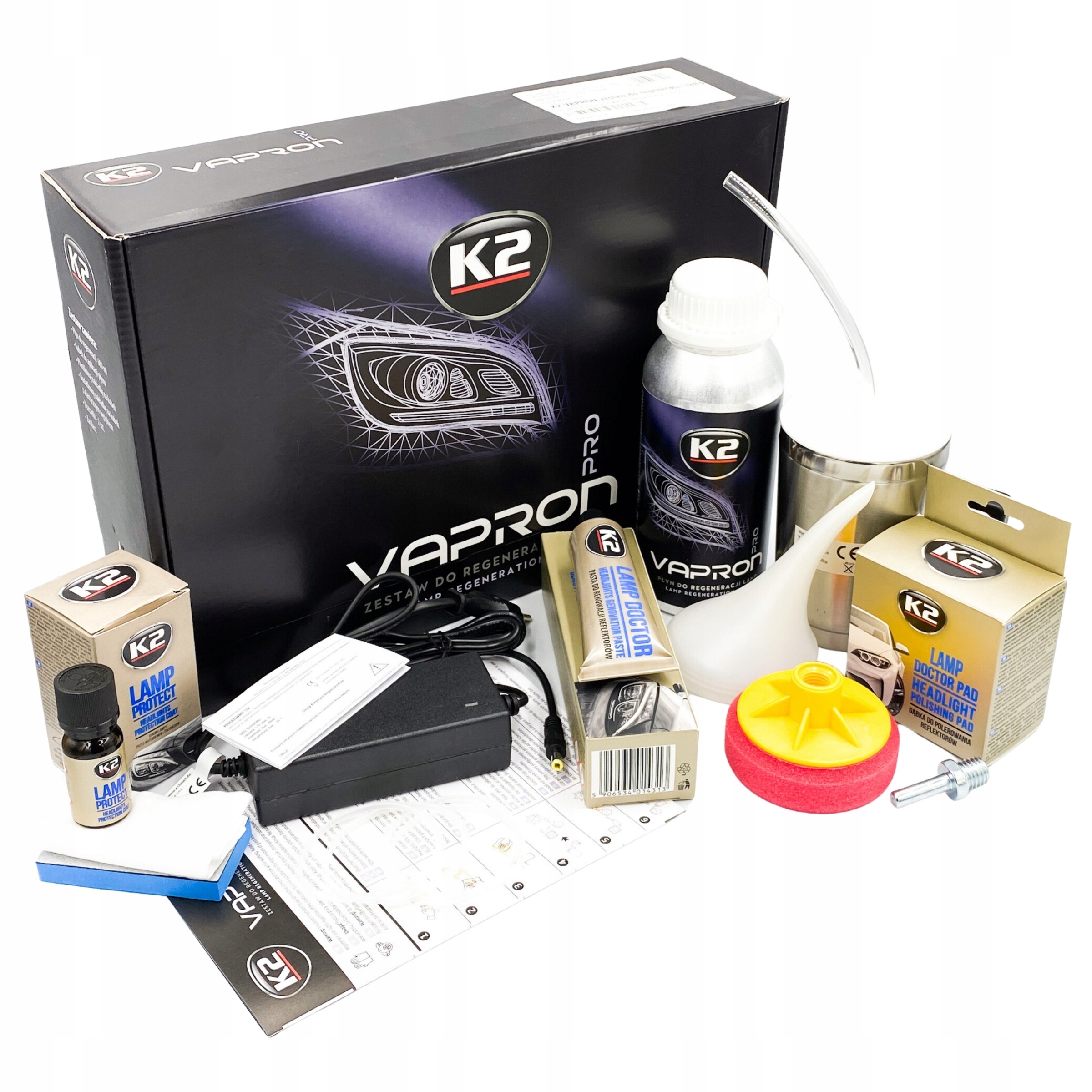 Zestaw regeneracji lamp czajniczek K2 powłoka