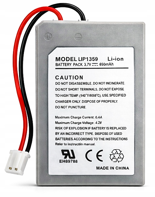 Nowa Bateria LIP1359 LIP1472 LIP1859 650 mAh do Pada Ps 3 DualShock 3