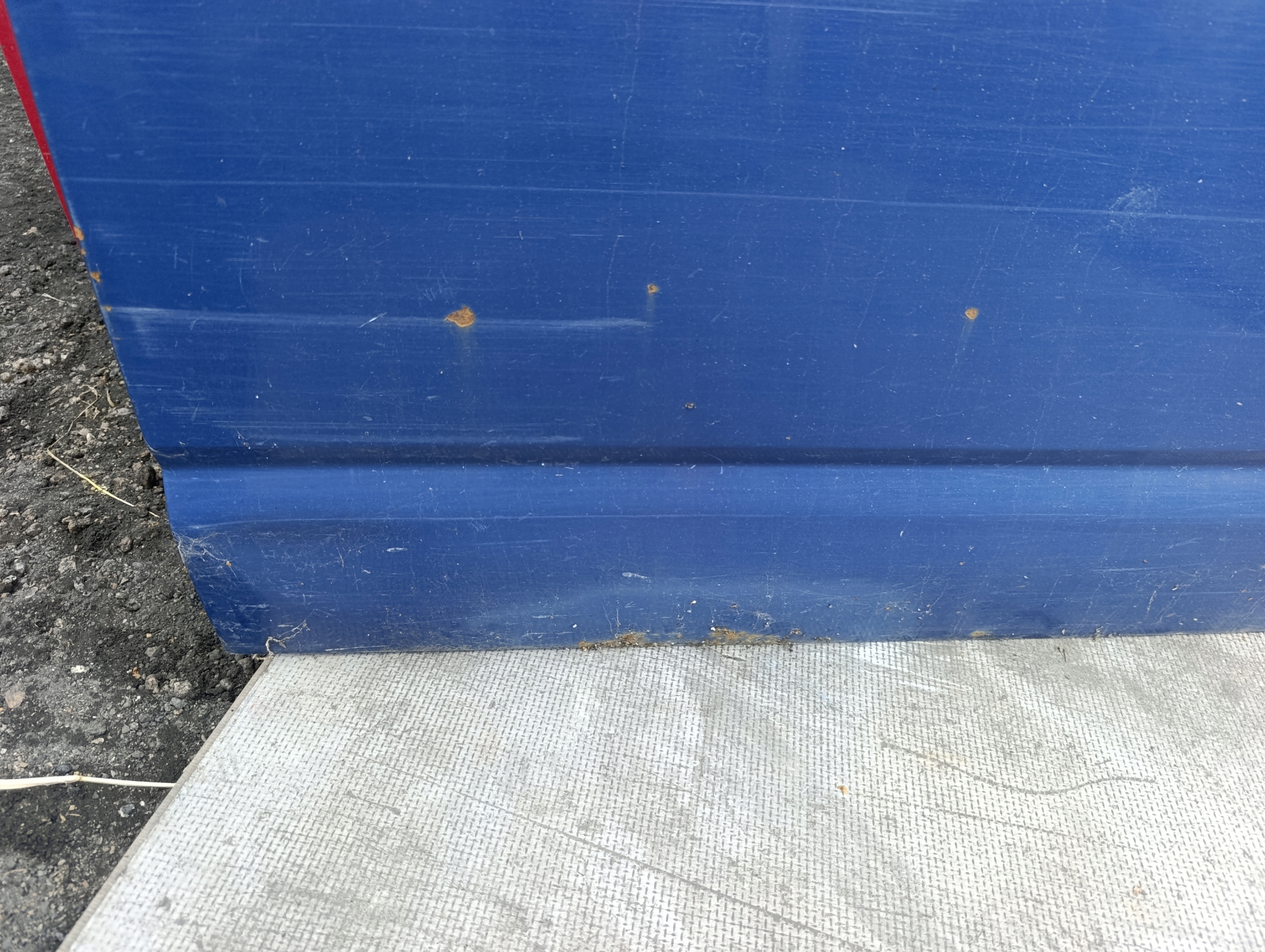 VW T5 T5 LIFT T6 door sliding right blue