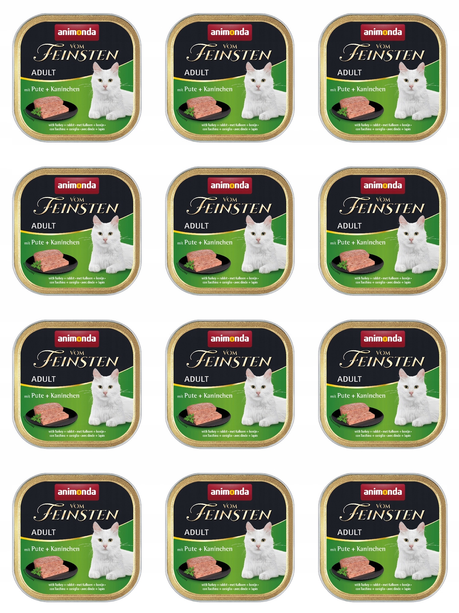 Levně Animonda Adult Krůta a králík tácek 12x100 g