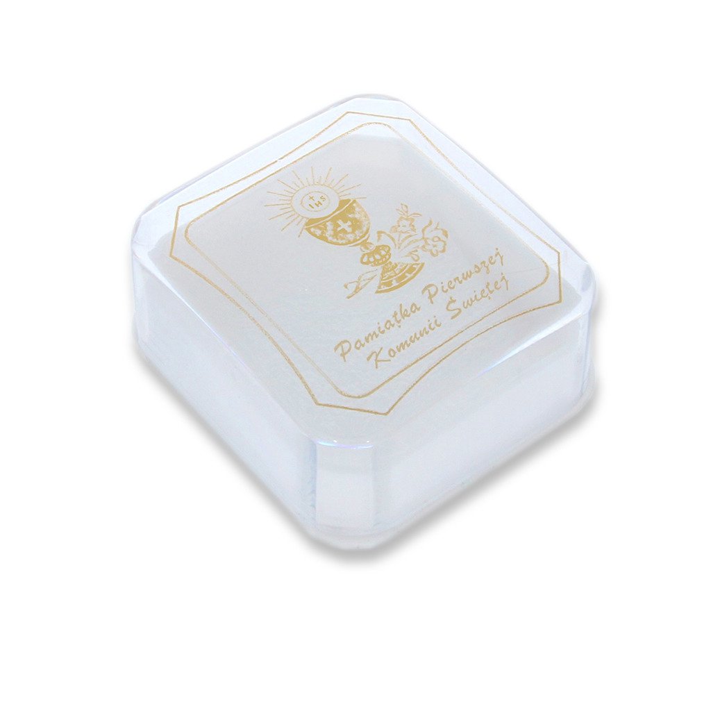 

Komunia Pudełko plastikowe kwadrat