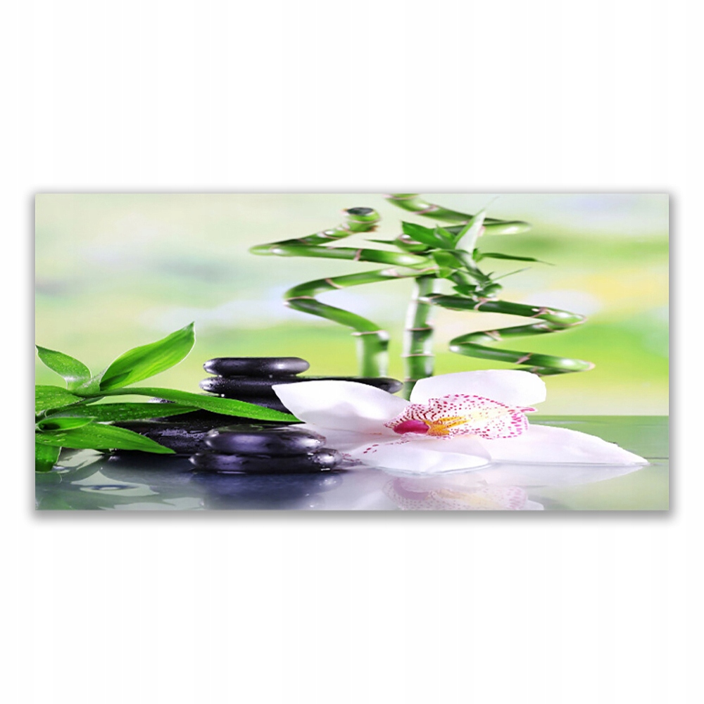 

Fotoobraz na ścianę 140x70 Storczyk Bambus Zen Spa