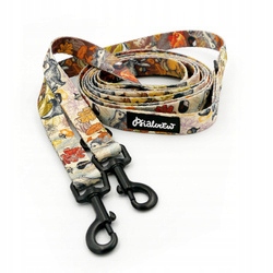 Levně Vodítko pro psa s přepínacím podzimním vzorem 300 cm