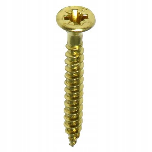 

Wkręty Śruby Do Drewna Mustad Złote 3,5x30mm 100sz