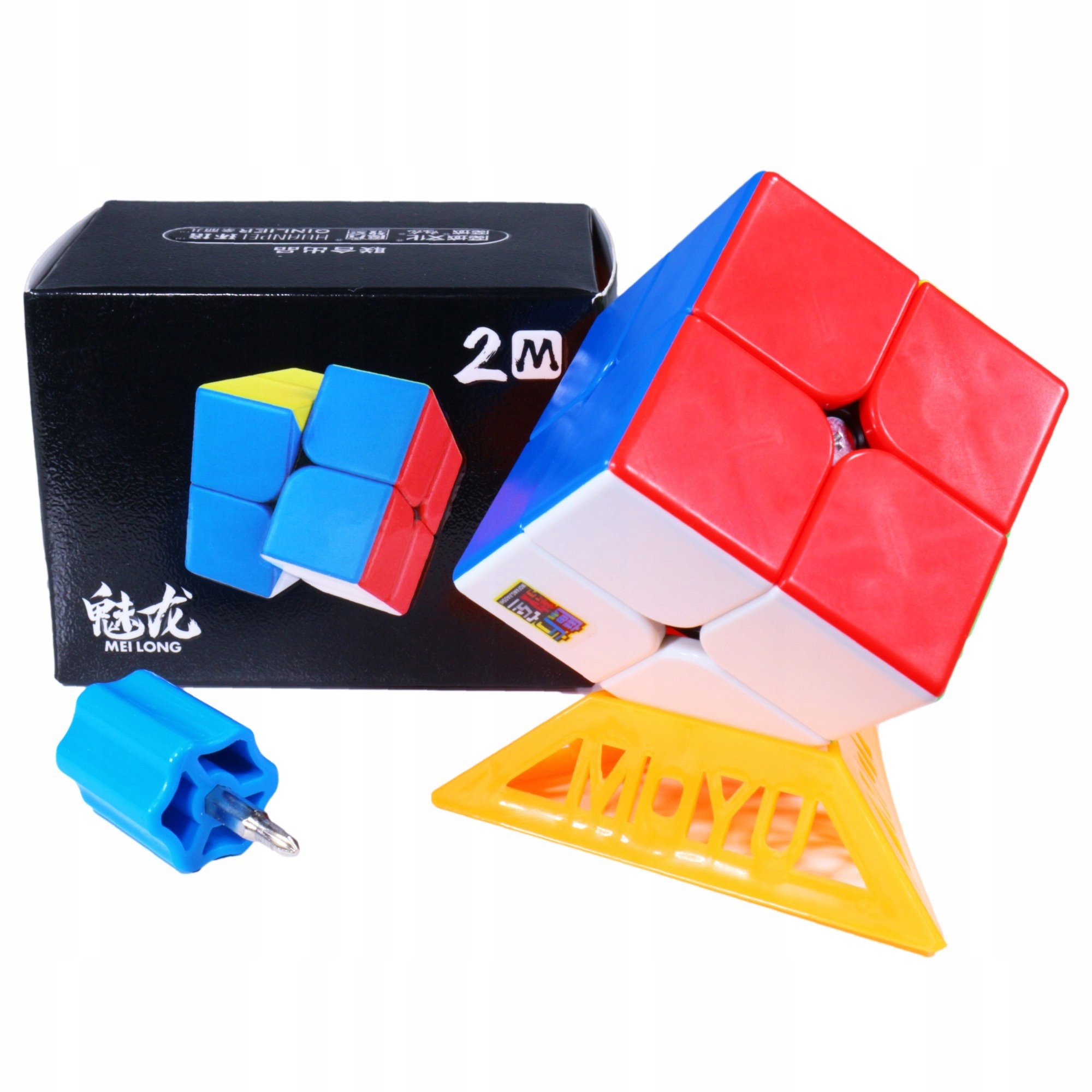 

MoFangJiaoShi Meilong 2x2x2 Magnetic Kolorowa