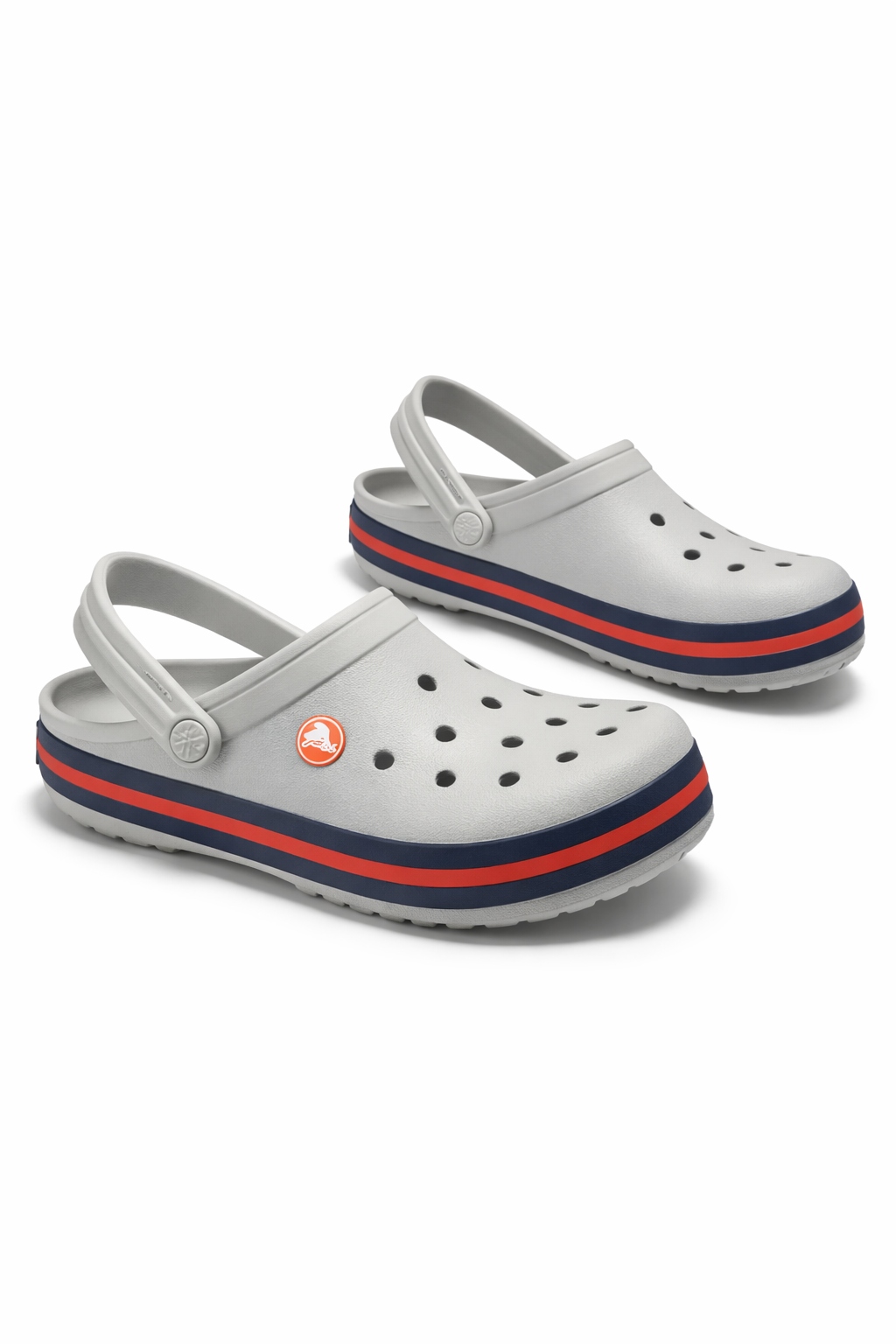 Crocs Nazouváky Šedé S Kulatou Špičkou 38,5 I2A