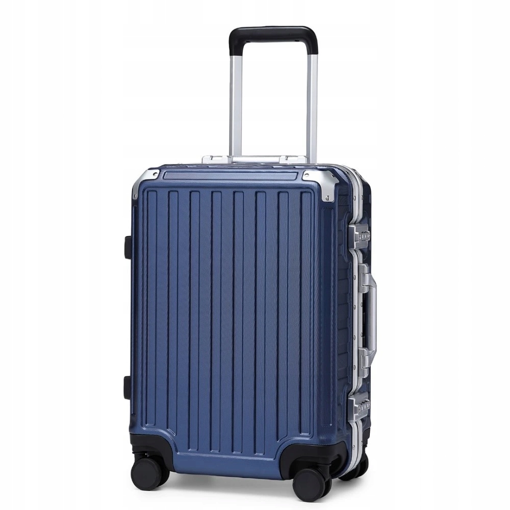 Supercase cestovní kufr s pevným hliníkovým rámem navy 42L