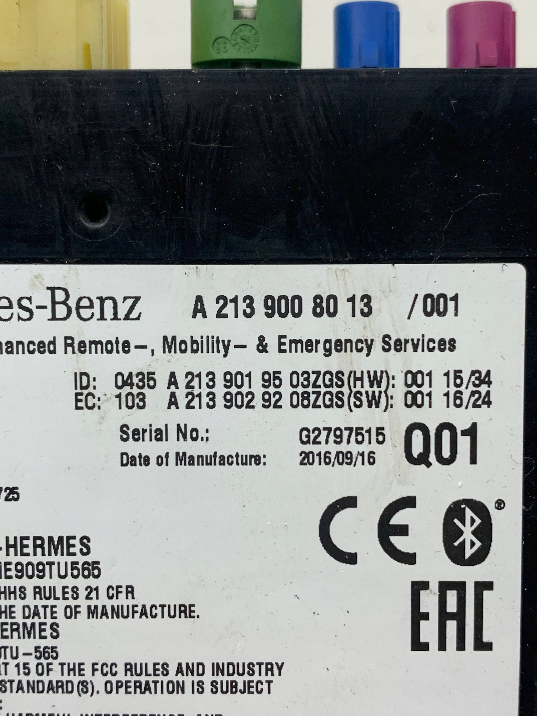 module control unit TELEMATIC A2139008013 MERCEDES W176 A-KLASA (2015-2018)