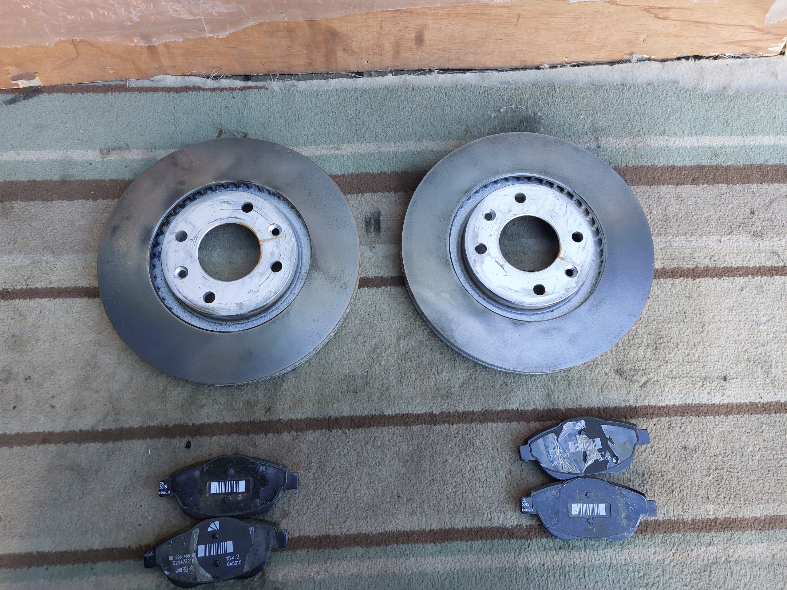 discs plates front C3 AIRCROSS 23r new 9807353480