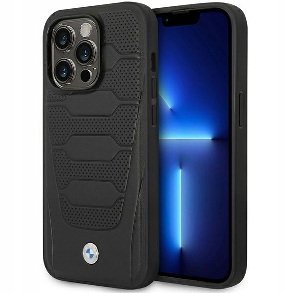 Pouzdro pro iPhone 14 Pro Max 6,7" Bmw Leather Seats Pattern s MagSafe