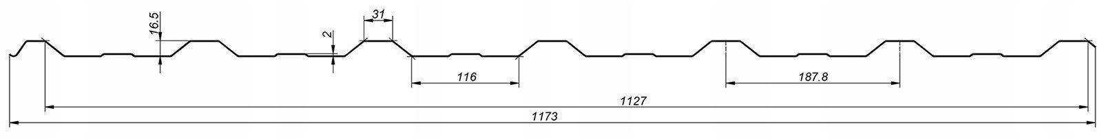Blacha TRAPEZOWA T18 Plus ocynk Blachotrapez, Gratisy! Kod producenta T-18 plus OCYNK