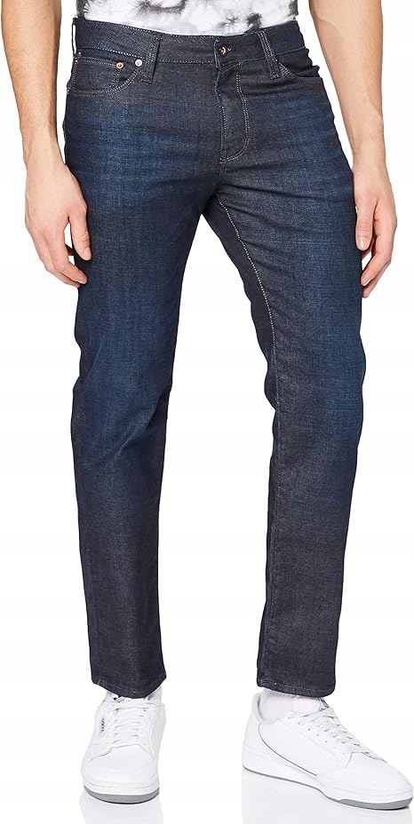 Jack & Jones Džíny Jednoduché Modré Pánské W34 L32 6FA